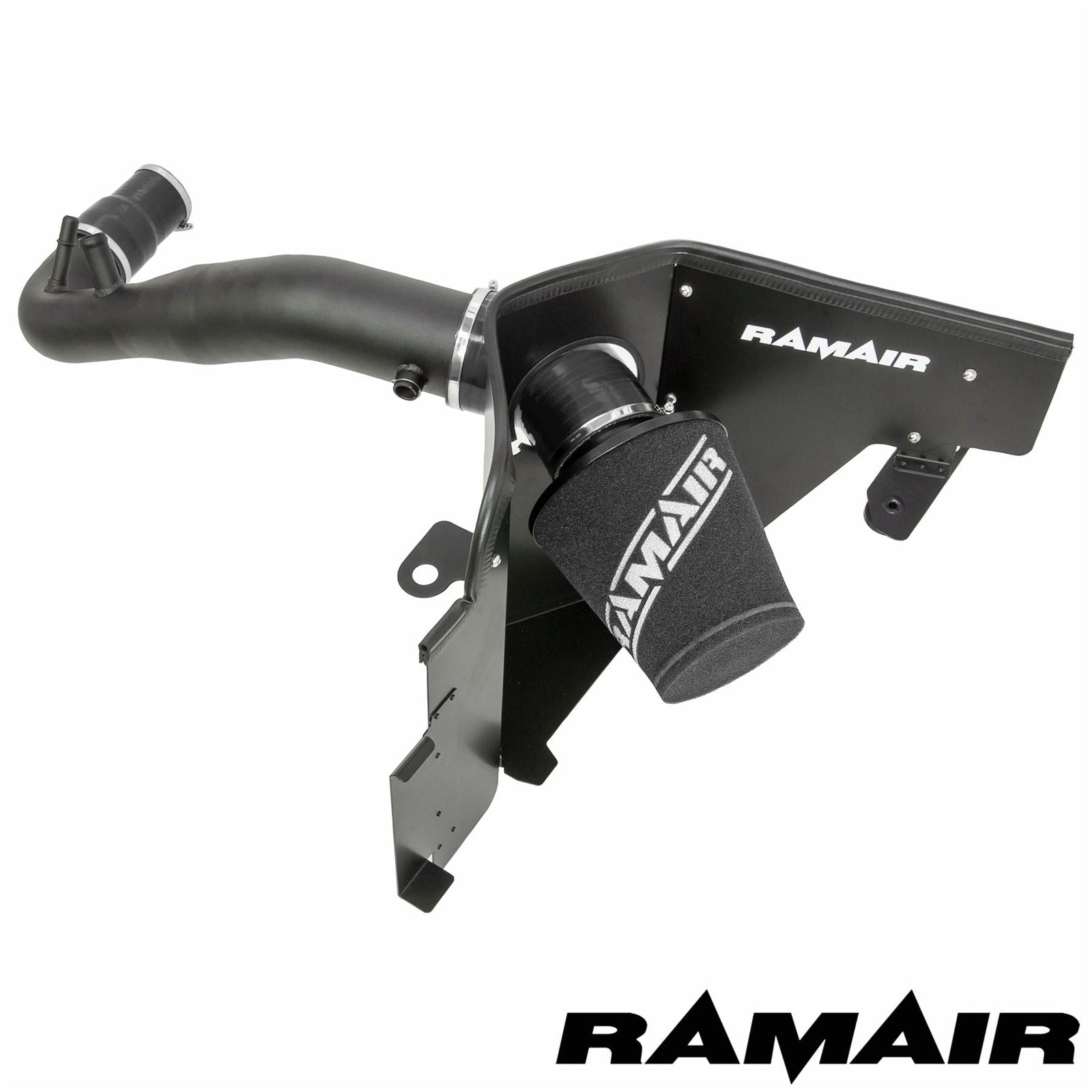 Performance Foam Induction Kit for 2.3 Ecoboost Ford Mustang - Black Hose-Intake Kits-carbonizeduk
