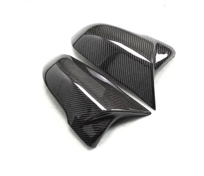 BMW 1 SERIES F40, 2 SERIES F44 & TOYOTA SUPRA CARBON FIBRE M STYLE MIRROR COVERs (2019+) F40 F44 F45 F46 F48 G29 J29-carbonizeduk