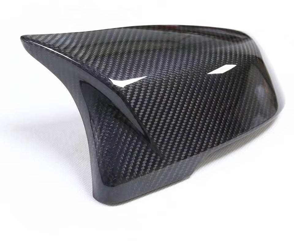 BMW 1 SERIES F40, 2 SERIES F44 & TOYOTA SUPRA CARBON FIBRE M STYLE MIRROR COVERs (2019+) F40 F44 F45 F46 F48 G29 J29-carbonizeduk