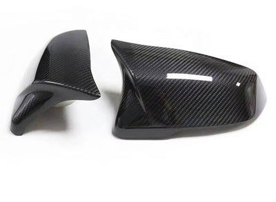 BMW 1 SERIES F40, 2 SERIES F44 & TOYOTA SUPRA CARBON FIBRE M STYLE MIRROR COVERs (2019+) F40 F44 F45 F46 F48 G29 J29-carbonizeduk