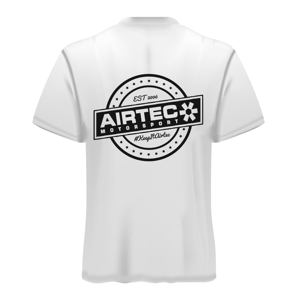 AIRTEC Motorsport EST T-Shirt - White-0-carbonizeduk