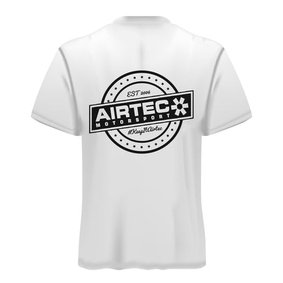 AIRTEC Motorsport EST T-Shirt - White-0-carbonizeduk