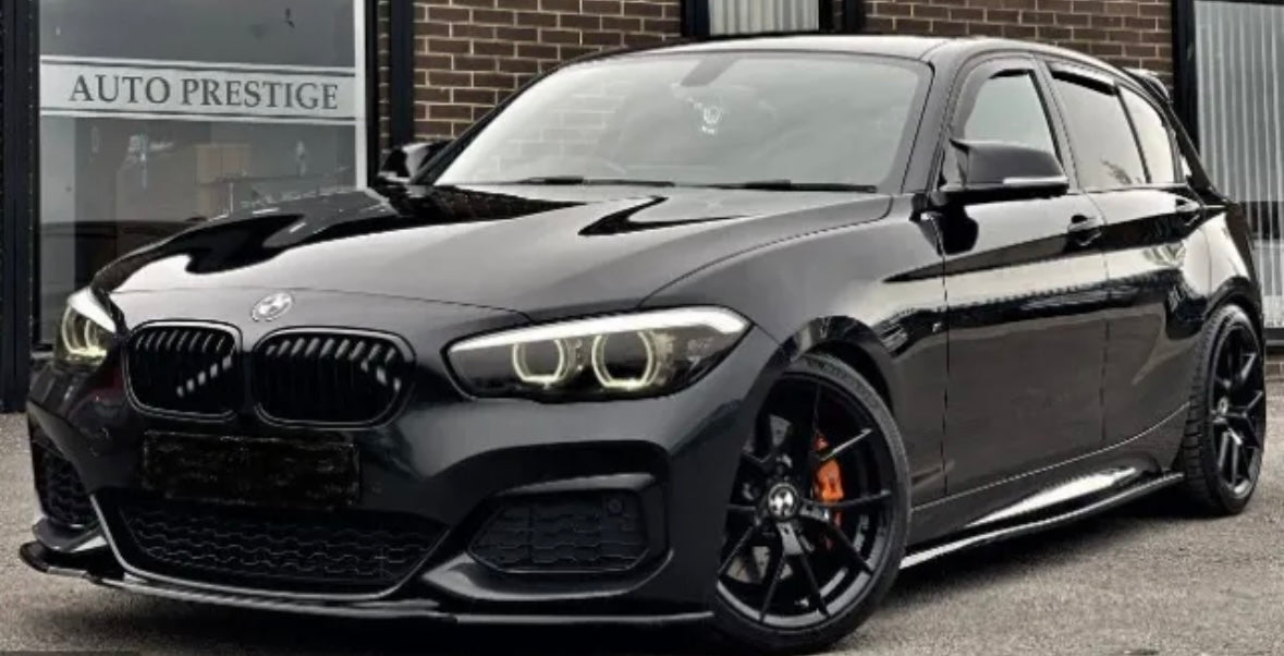 Carbon Fibre Front bumper splitter Lip for BMW 1 Series F20/F21 M140/M135 & 125/120/118 M Sport 2015-2019 LCI/LCI-2-carbonizeduk