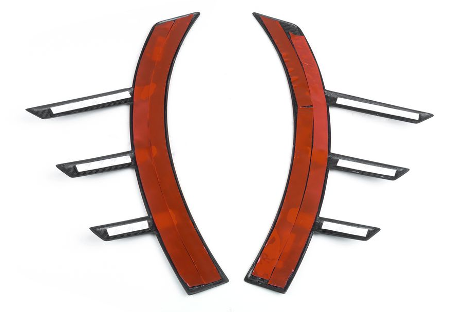 BMW M2 G87 PRE-PREG CARBON FIBRE FRONT SIDE FENDER TRIM SPATS BY CBUK (2023+)-carbonizeduk