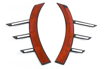 BMW M2 G87 PRE-PREG CARBON FIBRE FRONT SIDE FENDER TRIM SPATS BY CBUK (2023+)-carbonizeduk