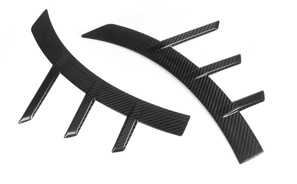 BMW M2 G87 PRE-PREG CARBON FIBRE FRONT SIDE FENDER TRIM SPATS BY CBUK (2023+)-carbonizeduk