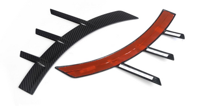 BMW M2 G87 PRE-PREG CARBON FIBRE FRONT SIDE FENDER TRIM SPATS BY CBUK (2023+)-carbonizeduk
