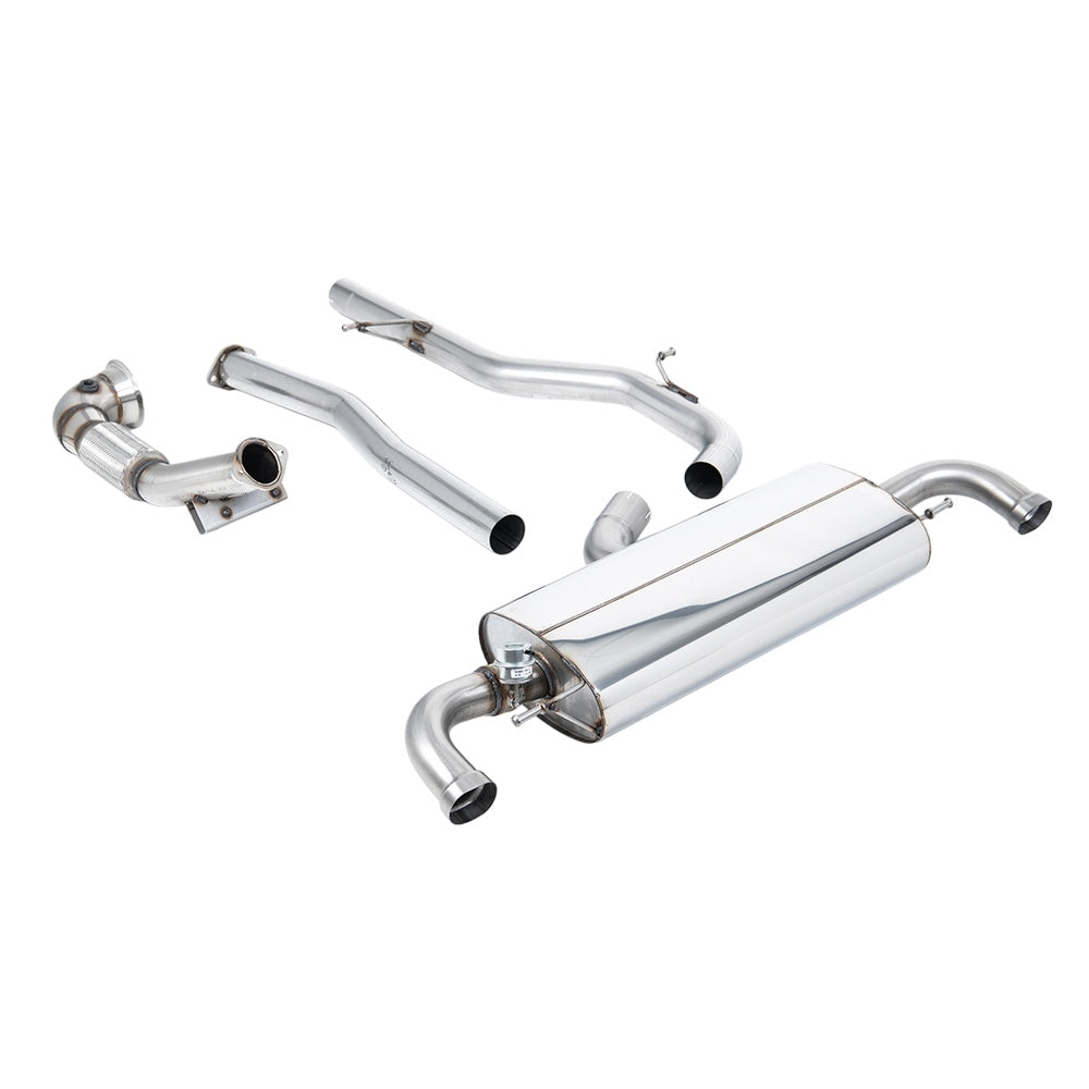 Milltek Turbo-back excluding Hi-Flow Sports Cat Exhaust Audi TT Mk2 TT RS Roadster 2.5 TFSi Quattro 09-14-Manifolds, Decats & Sports Cats-carbonizeduk