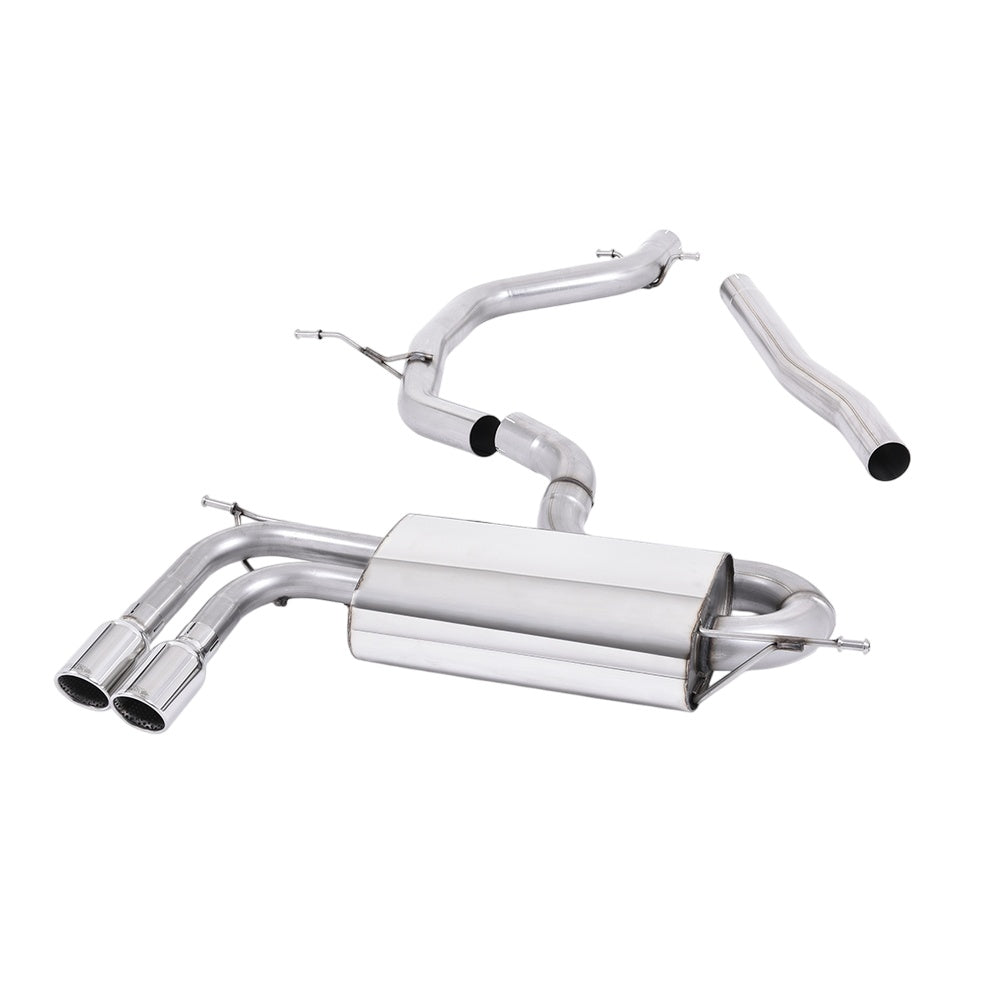 Milltek Particulate Filter-back Exhaust Audi A3 2.0 TDI 170bhp 2WD Sportback DPF 08-12-Exhaust System-carbonizeduk