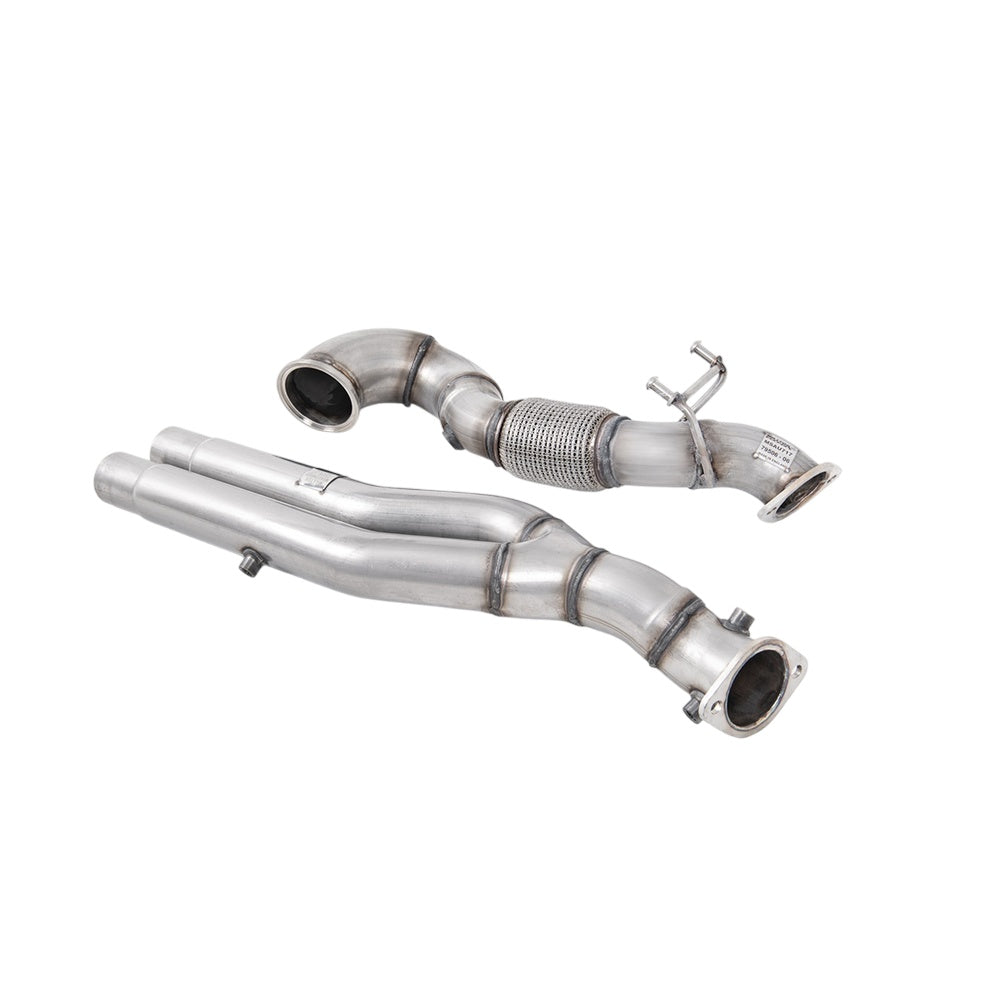 Milltek Large-bore Downpipe and De-cat Exhaust Audi RS3 Sportback 400PS (8Y MQB EVO) OPF/GPF Models 21-25-Manifolds, Decats & Sports Cats-carbonizeduk