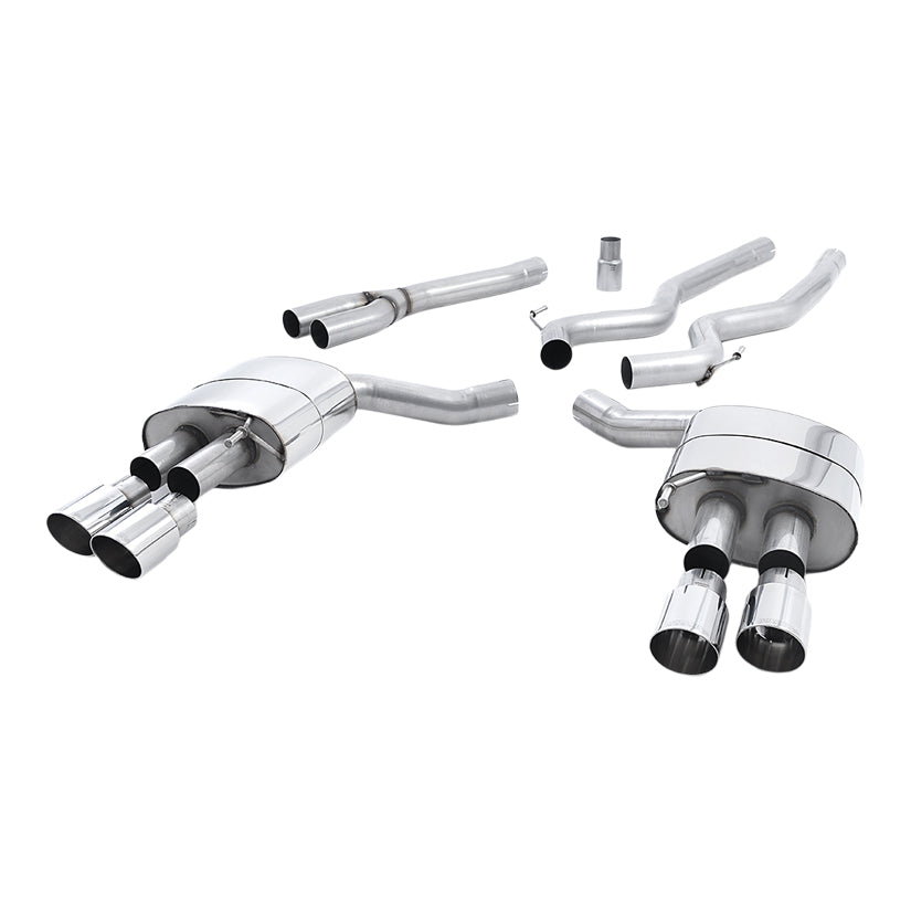 Milltek Ford Mustang 2.3 EcoBoost (Fastback) 2015-2018 Cat Back Exhaust-Exhaust System-carbonizeduk