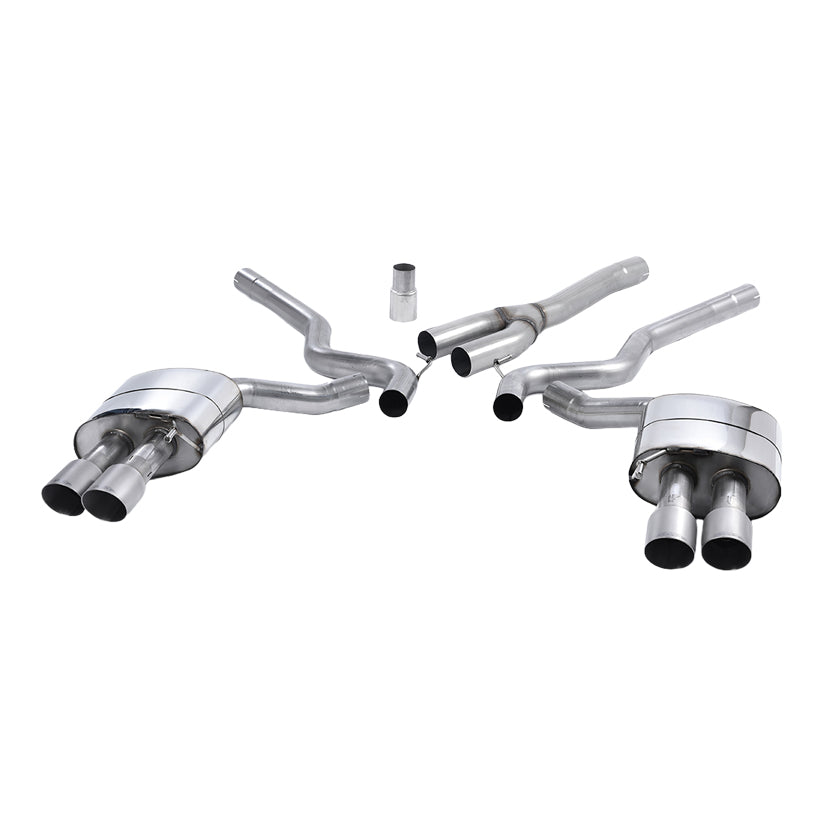 Milltek Ford Mustang 2.3 EcoBoost (Fastback) 2015-2018 Cat Back Exhaust-Exhaust System-carbonizeduk