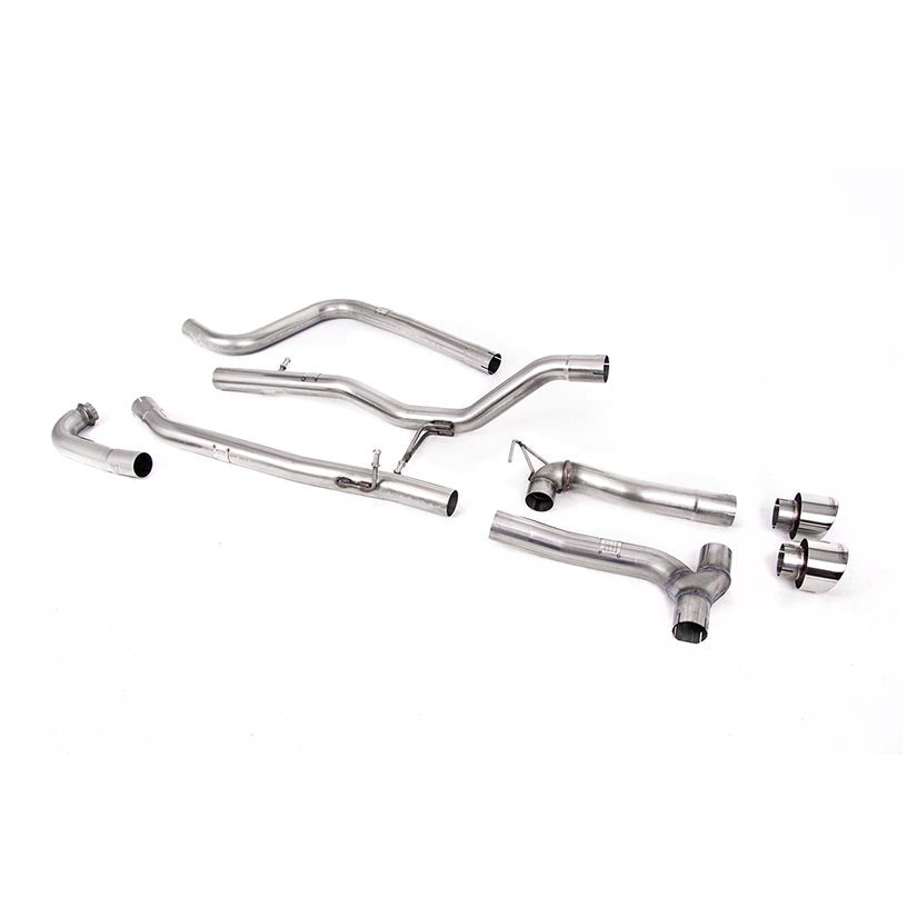 Milltek Ford Fiesta Mk8 1.0T EcoBoost ST-Line 3 & 5 Door (Non-OPF/GPF Models Only) 2017-2019 Cat-back Exhaust-Exhaust System-carbonizeduk