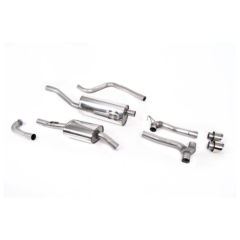 Milltek Ford Fiesta Mk8 1.0T EcoBoost ST-Line 3 & 5 Door (Non-OPF/GPF Models Only) 2017-2019 Cat-back Exhaust-Exhaust System-carbonizeduk