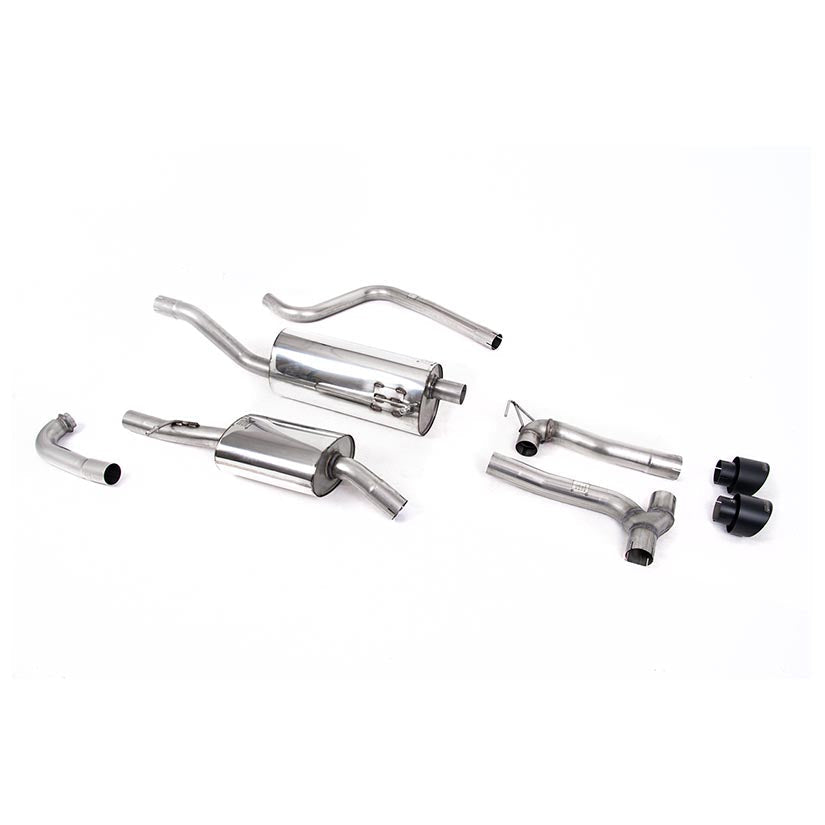 Milltek Ford Fiesta Mk8 1.0T EcoBoost ST-Line 3 & 5 Door (Non-OPF/GPF Models Only) 2017-2019 Cat-back Exhaust-Exhaust System-carbonizeduk