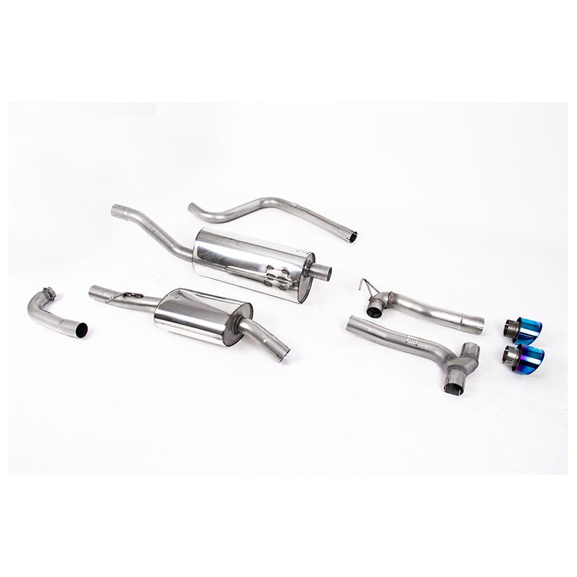 Milltek Ford Fiesta Mk8 1.0T EcoBoost ST-Line 3 & 5 Door (Non-OPF/GPF Models Only) 2017-2019 Cat-back Exhaust-Exhaust System-carbonizeduk