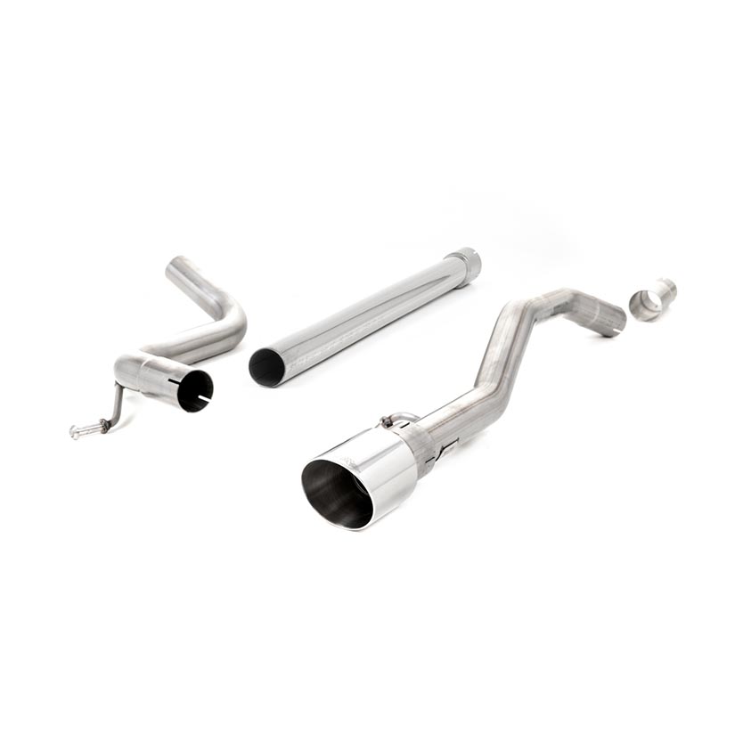 Milltek Volkswagen Up! GTI 1.0TSI 115PS (3 & 5 Door) 2018-2023 Cat-back Exhaust-Exhaust System-carbonizeduk