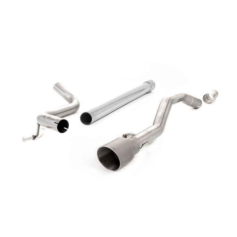 Milltek Volkswagen Up! GTI 1.0TSI 115PS (3 & 5 Door) 2018-2023 Cat-back Exhaust-Exhaust System-carbonizeduk