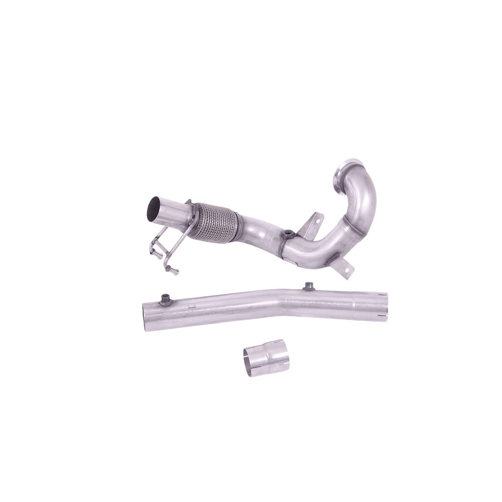 Milltek Large-bore Downpipe and De-cat Exhaust Audi A1 40TFSi 5-Door 2.0 (207PS) with OPF/GPF 19-25-Manifolds, Decats & Sports Cats-carbonizeduk