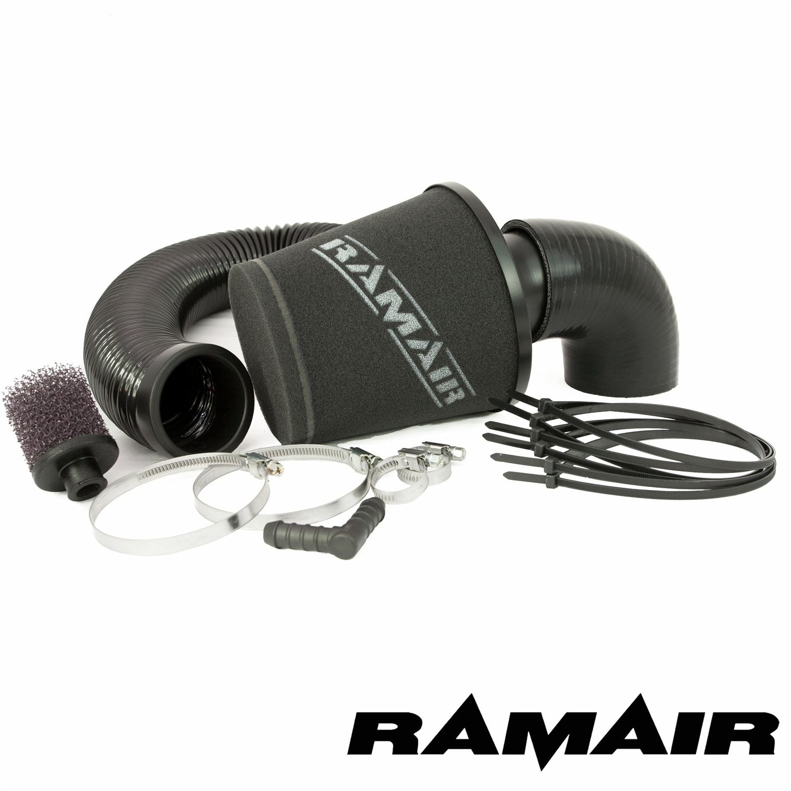 Performance Foam Induction Kit for Ford Fiesta ST150 MK5 - Black Hose-Intake Kits-carbonizeduk