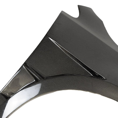 VW VOLKSWAGEN GOLF MK7 VENTED CARBON FIBRE FRONT WING FENDERS-carbonizeduk