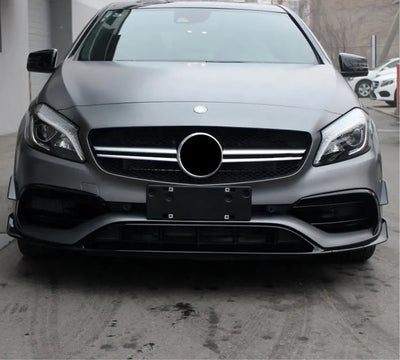 Mercedes Benz A45 W176 Front splitter kit 2016-2018-carbonizeduk