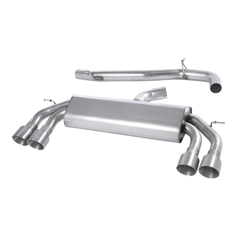 Milltek Audi S3 2.0 TFSI quattro 3-Door 8V/8V.2 (Non-GPF Equipped Models Only) 2013-2018 Cat-back Exhaust-Exhaust System-carbonizeduk