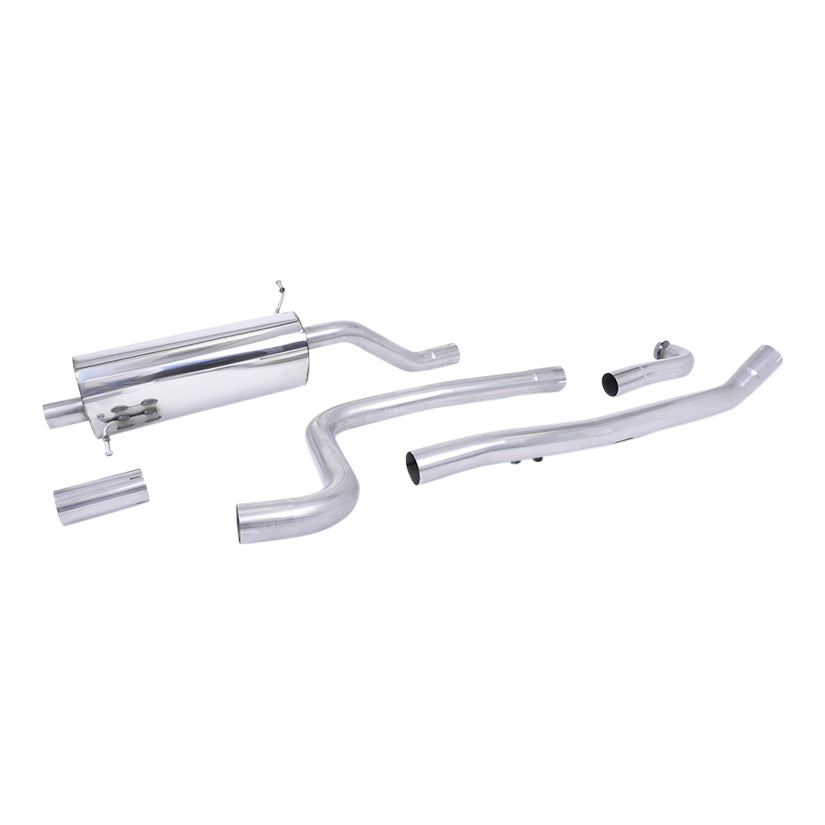 Milltek Ford Fiesta Mk8 1.0T EcoBoost ST-Line 3 & 5 Door (Non-OPF/GPF Models Only) 2017-2019 Cat-back Exhaust-Exhaust System-carbonizeduk