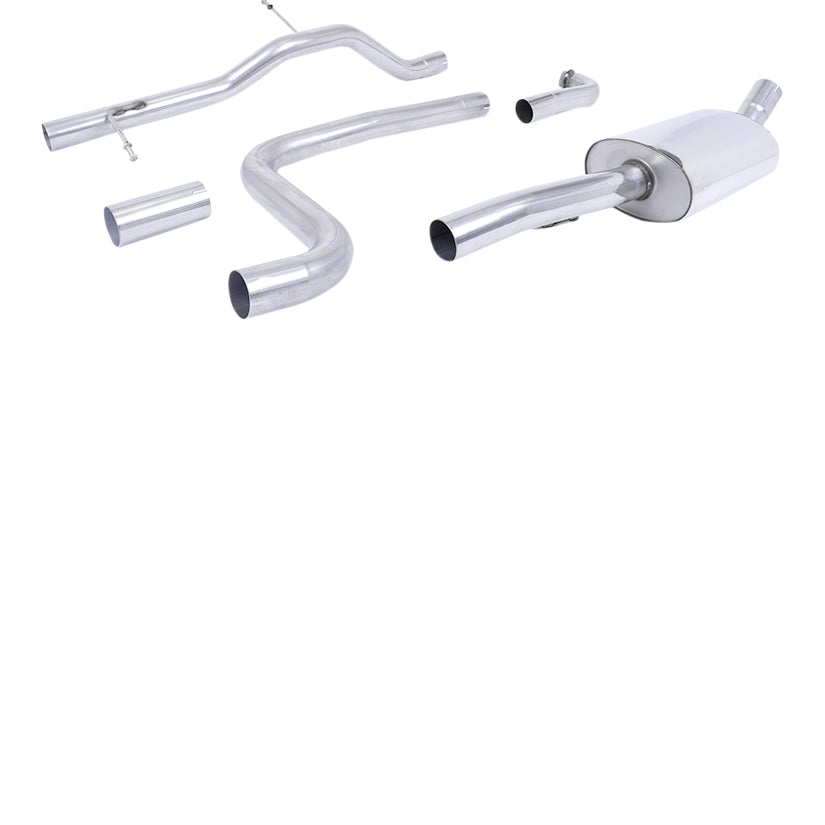 Milltek Ford Fiesta Mk8 1.0T EcoBoost ST-Line 3 & 5 Door (Non-OPF/GPF Models Only) 2017-2019 Cat-back Exhaust-Exhaust System-carbonizeduk