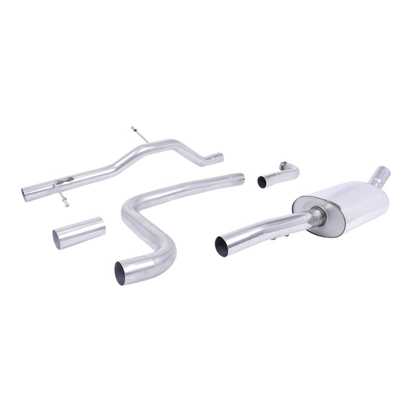 Milltek Ford Fiesta Mk8 1.0T EcoBoost ST-Line 3 & 5 Door (Non-OPF/GPF Models Only) 2017-2019 Cat-back Exhaust-Exhaust System-carbonizeduk
