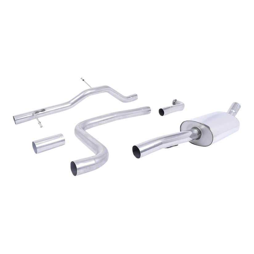 Milltek Ford Fiesta Mk8 1.0T EcoBoost ST-Line 3 & 5 Door (Non-OPF/GPF Models Only) 2017-2019 Cat-back Exhaust-Exhaust System-carbonizeduk