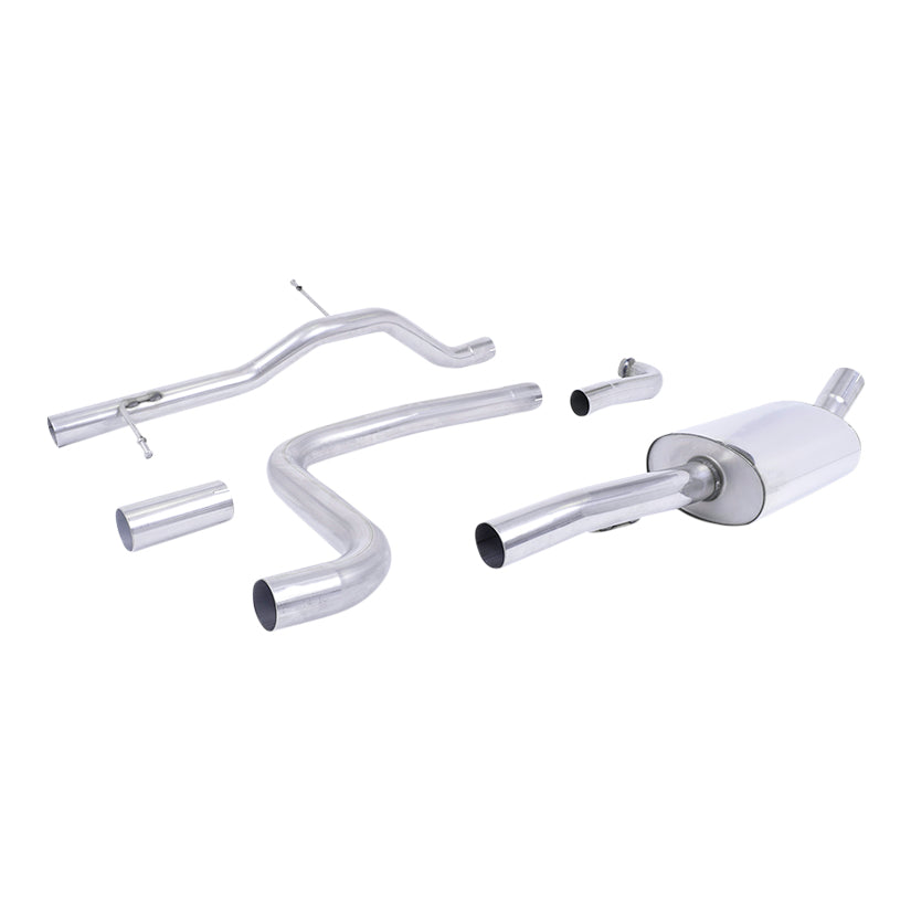 Milltek Ford Fiesta Mk8 1.0T EcoBoost ST-Line 3 & 5 Door (Non-OPF/GPF Models Only) 2017-2019 Cat-back Exhaust-Exhaust System-carbonizeduk