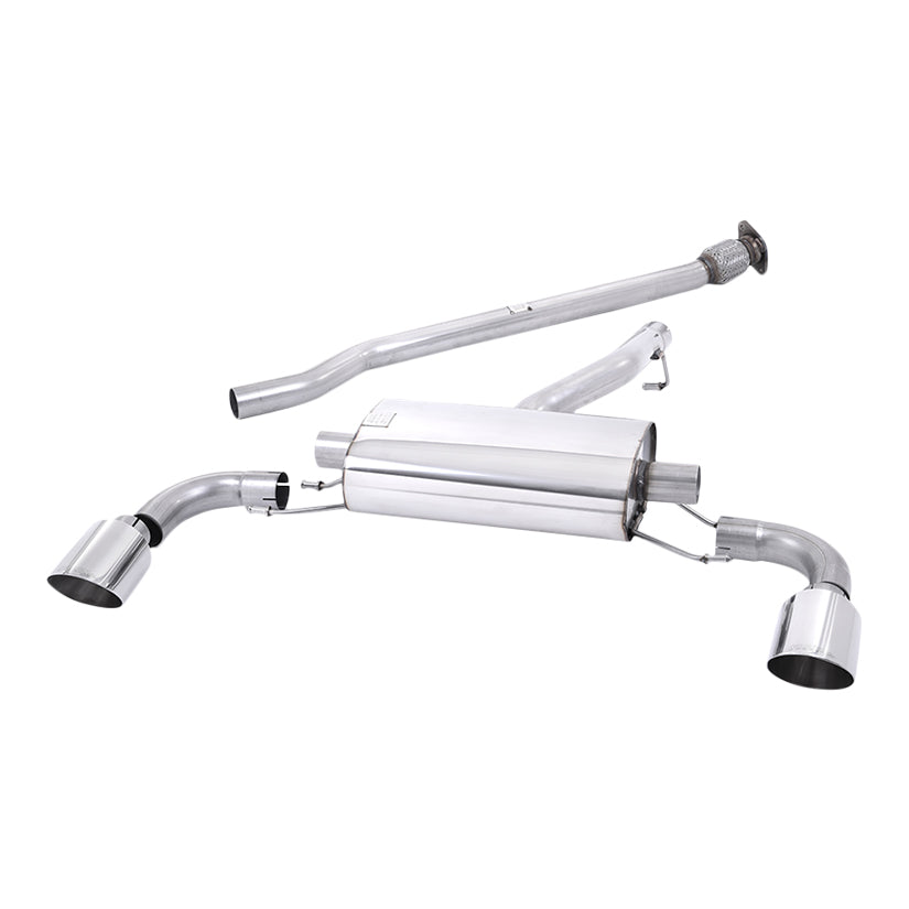 Milltek Subaru BRZ 2.0-litre 2012-2021 Secondary Cat-back Exhaust-Exhaust System-carbonizeduk