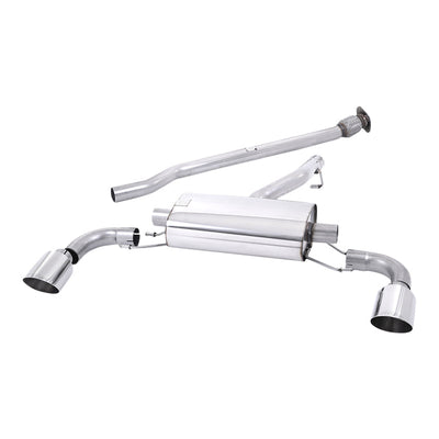 Milltek Subaru BRZ 2.0-litre 2012-2021 Secondary Cat-back Exhaust-Exhaust System-carbonizeduk