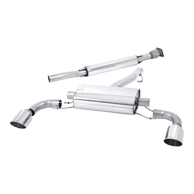 Milltek Subaru BRZ 2.0-litre 2012-2021 Secondary Cat-back Exhaust-Exhaust System-carbonizeduk