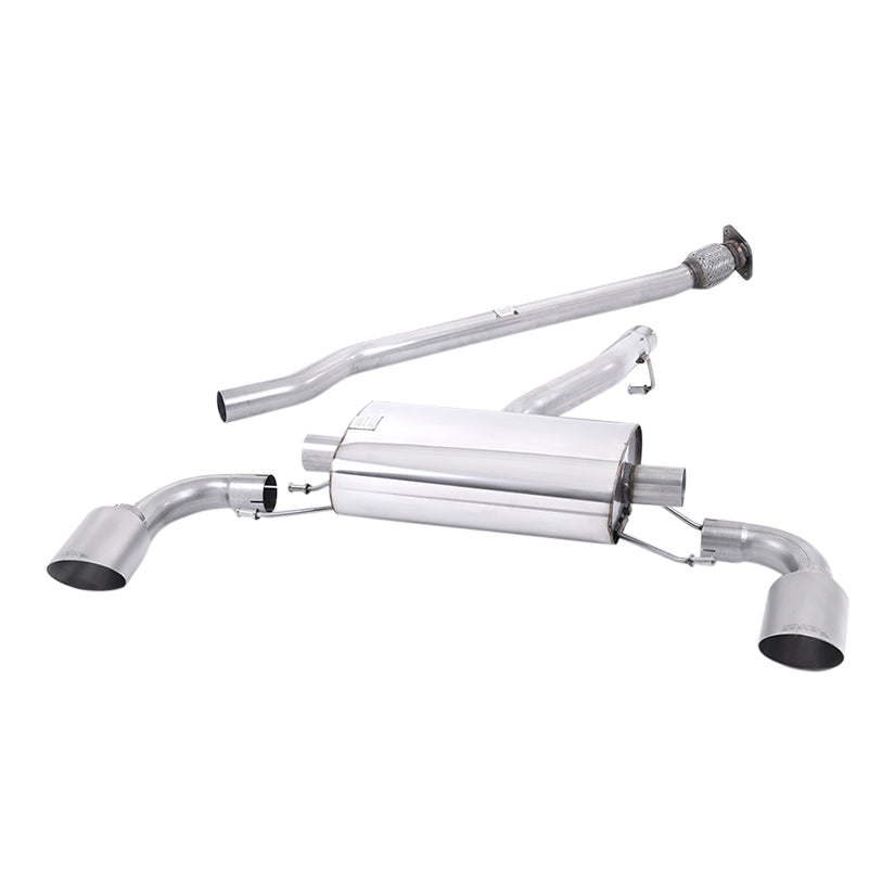 Milltek Subaru BRZ 2.0-litre 2012-2021 Secondary Cat-back Exhaust-Exhaust System-carbonizeduk