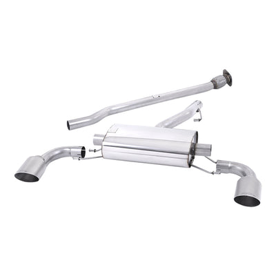 Milltek Subaru BRZ 2.0-litre 2012-2021 Secondary Cat-back Exhaust-Exhaust System-carbonizeduk
