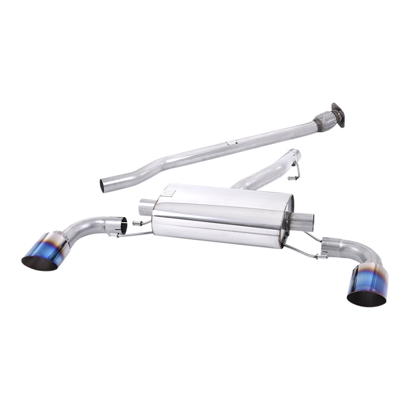 Milltek Subaru BRZ 2.0-litre 2012-2021 Secondary Cat-back Exhaust-Exhaust System-carbonizeduk