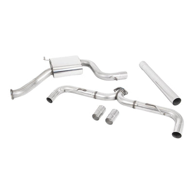 Milltek Volkswagen Golf MK7.5 GTi (Performance Pack Models & Non OPF/GPF Equipped Models Only) 2017-2018 Cat-back Exhaust-Exhaust System-carbonizeduk