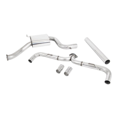 Milltek Volkswagen Golf MK7.5 GTi (Performance Pack Models & Non OPF/GPF Equipped Models Only) 2017-2018 Cat-back Exhaust-Exhaust System-carbonizeduk