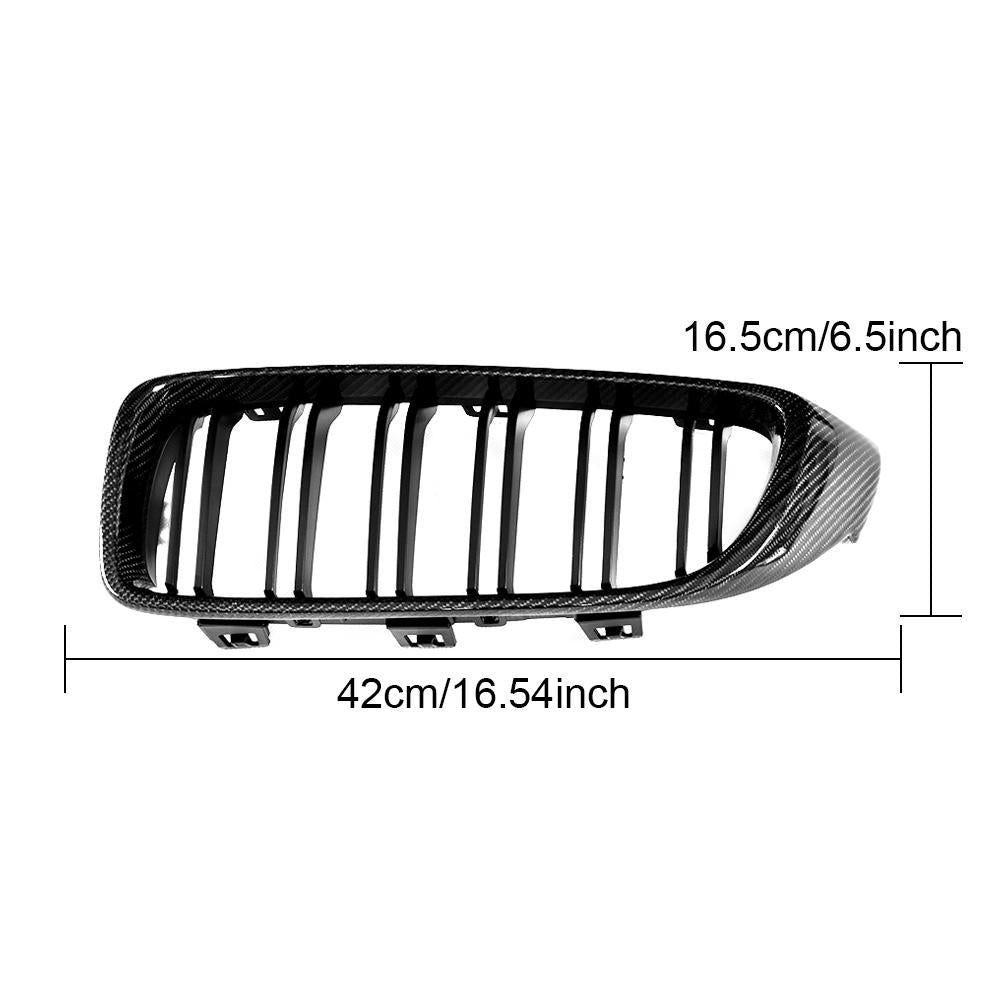 BMW F80 M3 Carbon fibre Front replacement Grille Inserts-carbonizeduk