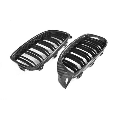 BMW F80 M3 Carbon fibre Front replacement Grille Inserts-carbonizeduk