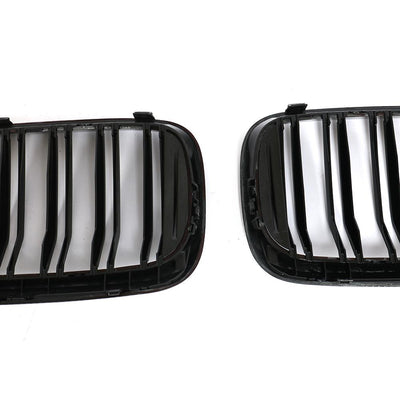 BMW G30 Carbon Fiber + Gloss Replacement Front grille inserts 2017-2018-carbonizeduk