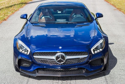 Mercedes Benz GTX Style Carbon Fibre front lip splitter AMG GTS GT GTC-carbonizeduk