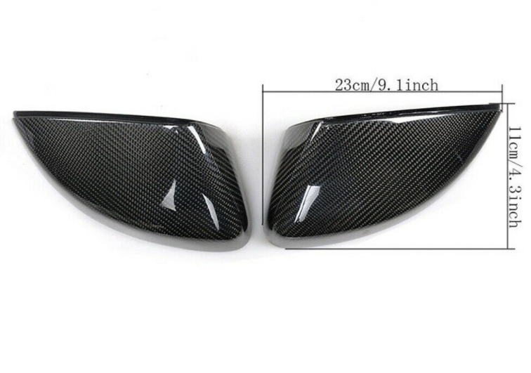 audi A3 S3 RS3 8v Carbon Fibre Mirror Covers 12-19-carbonizeduk