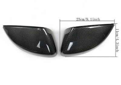 audi A3 S3 RS3 8v Carbon Fibre Mirror Covers 12-19-carbonizeduk