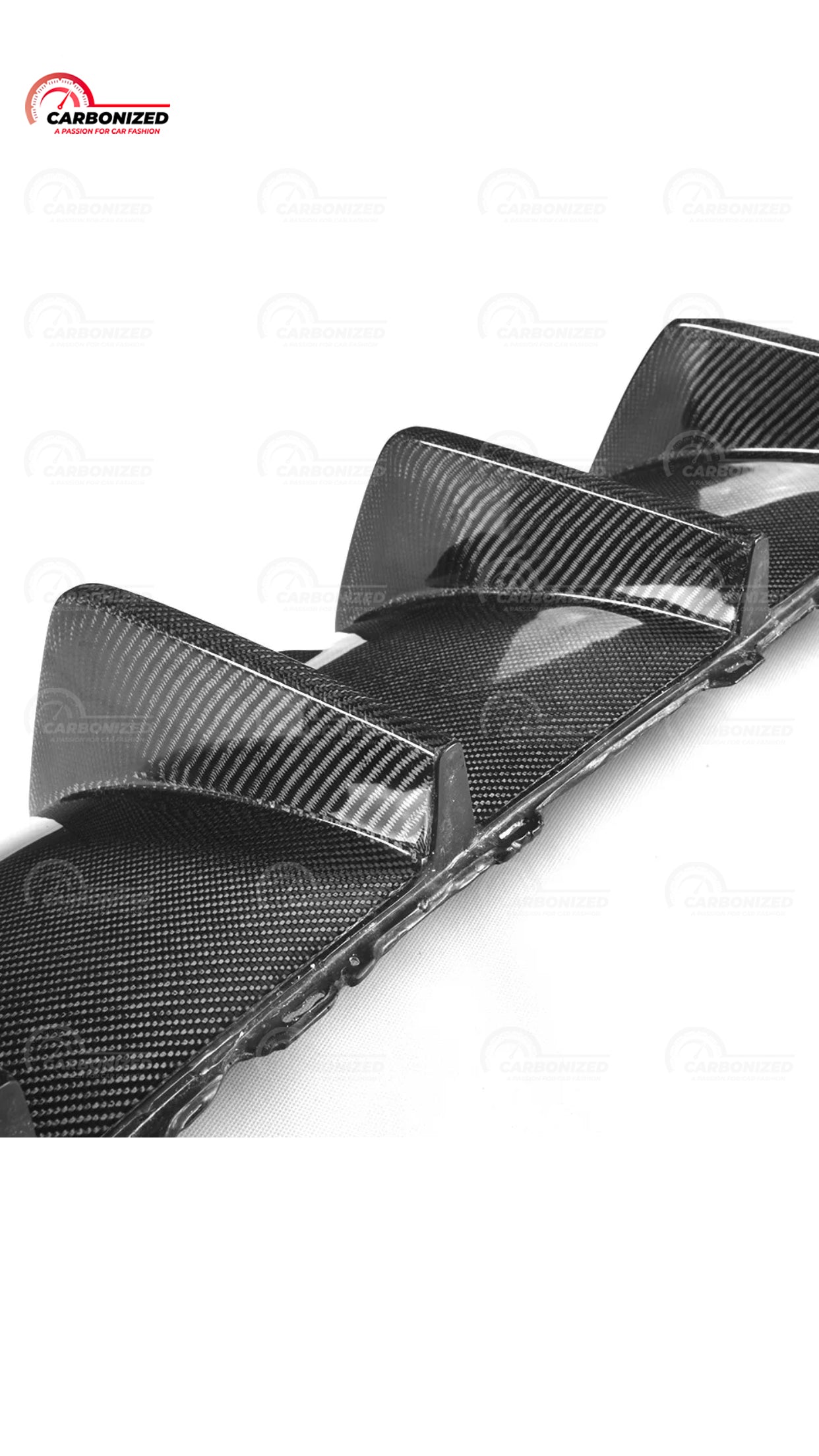 Audi RS3 Saloon Carbon Fibre Rear bumper Diffuser 17-19-carbonizeduk