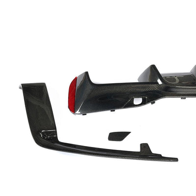 BMW F90 M5 Carbon Fibre Rear Bumper Diffuser 18-19-carbonizeduk
