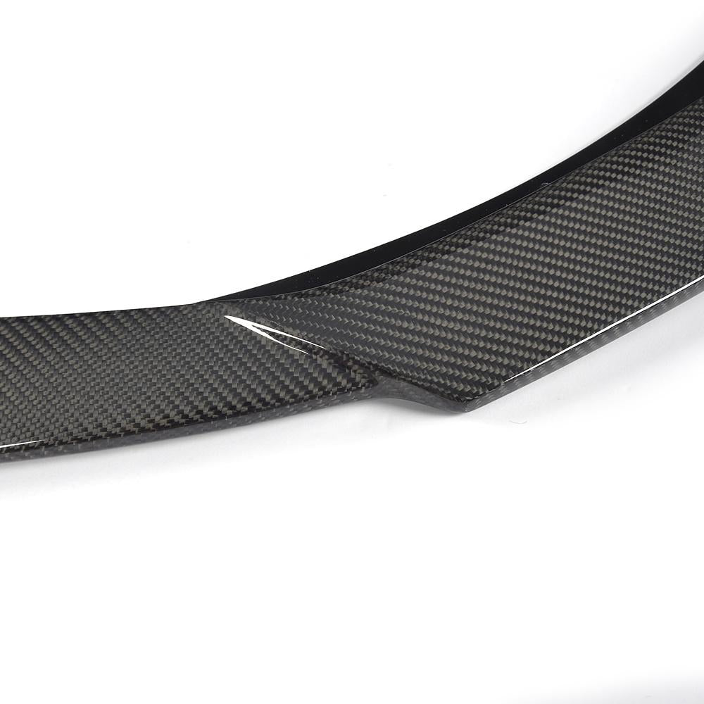 Carbon Fiber Front Lip Splitter Audi A3 S-LINE S3 Hatchback 14-15-carbonizeduk