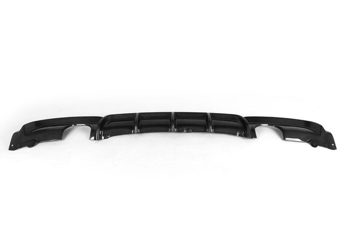 BMW F30 M-SPORT carbon fibre diffuser (double outlet)-carbonizeduk